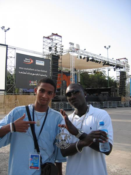 c moi ac le frere de akon au festival .... c'&eacute;tai waw